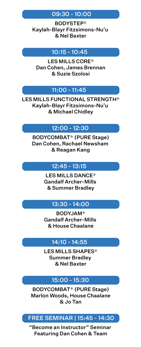 FWE Sunday Schedule